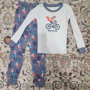 Gymboree, Fox, Pajamas Set, Long Sleeves, sz 6